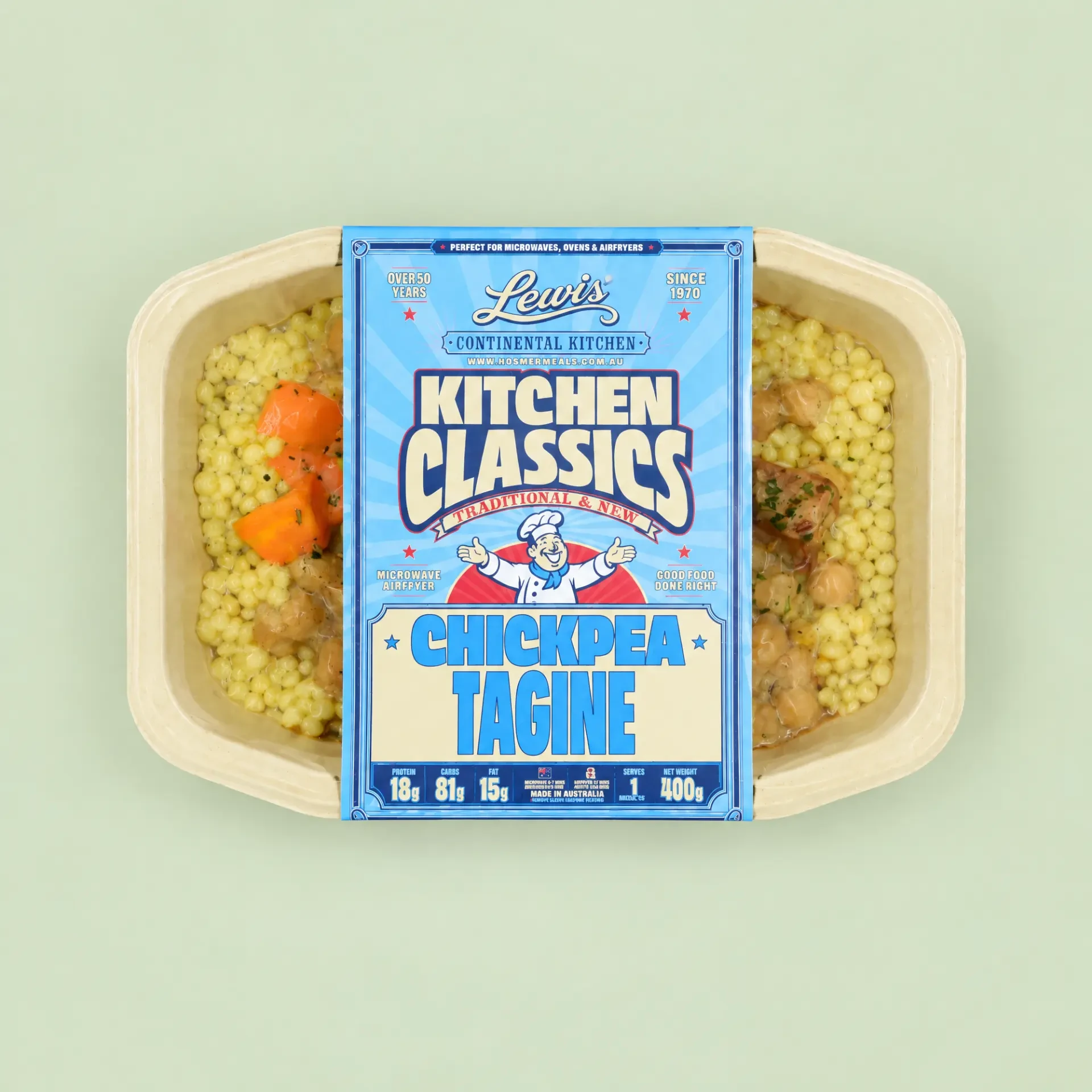 Chickpea Tagine served on a plate